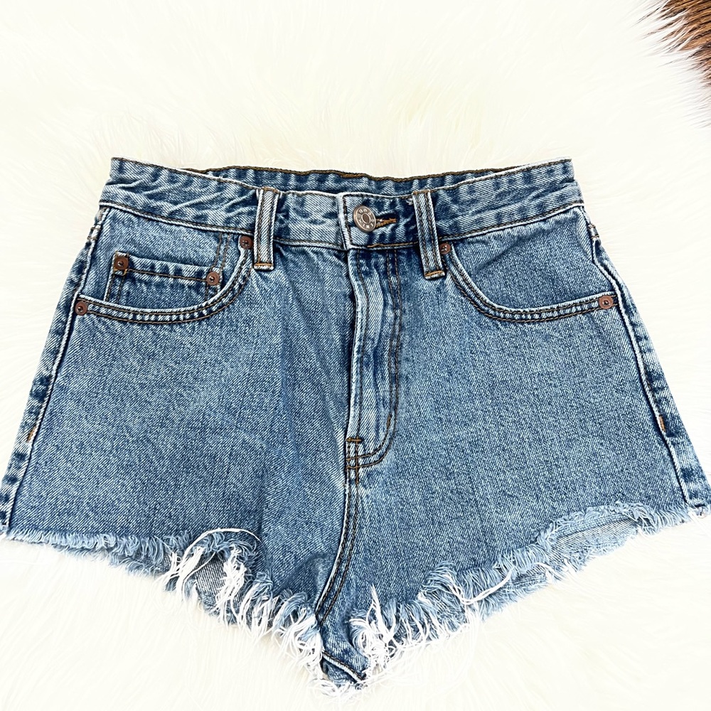High waisted denim shorts size 24